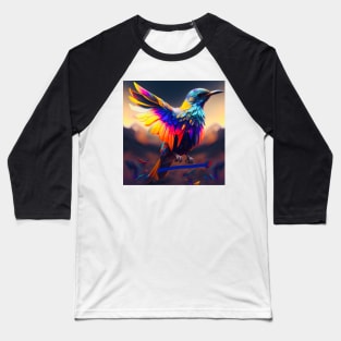 Colorful bird Baseball T-Shirt